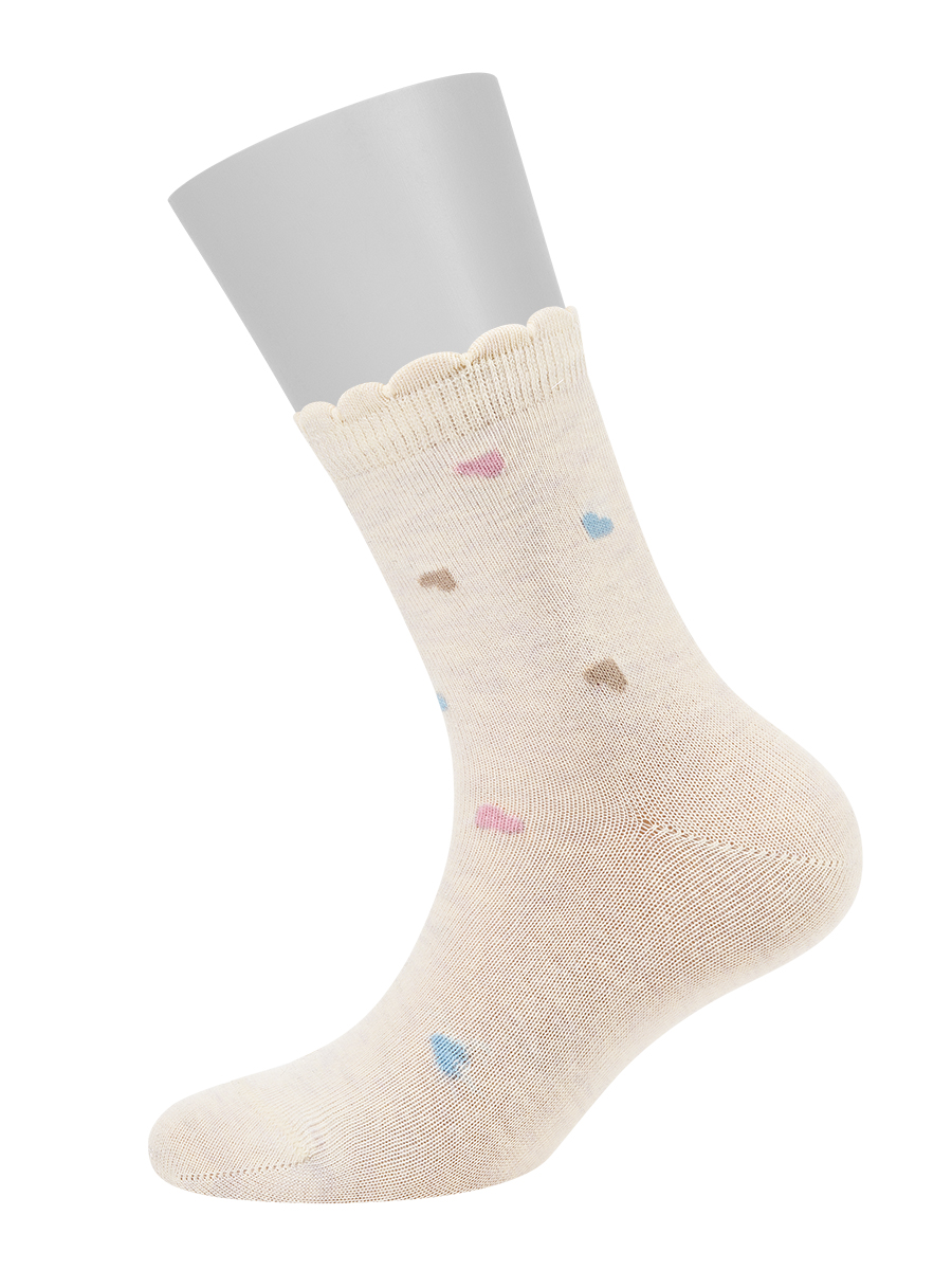 OMSA kids   Calzino 22L30 (Сердечки) с люрексом