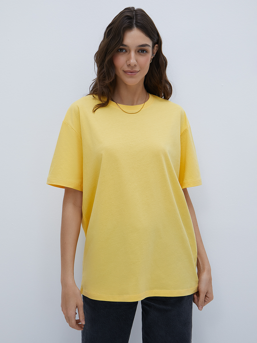 OmT_D1301 Фуфайка (футболка) женская OVERSIZE, CO