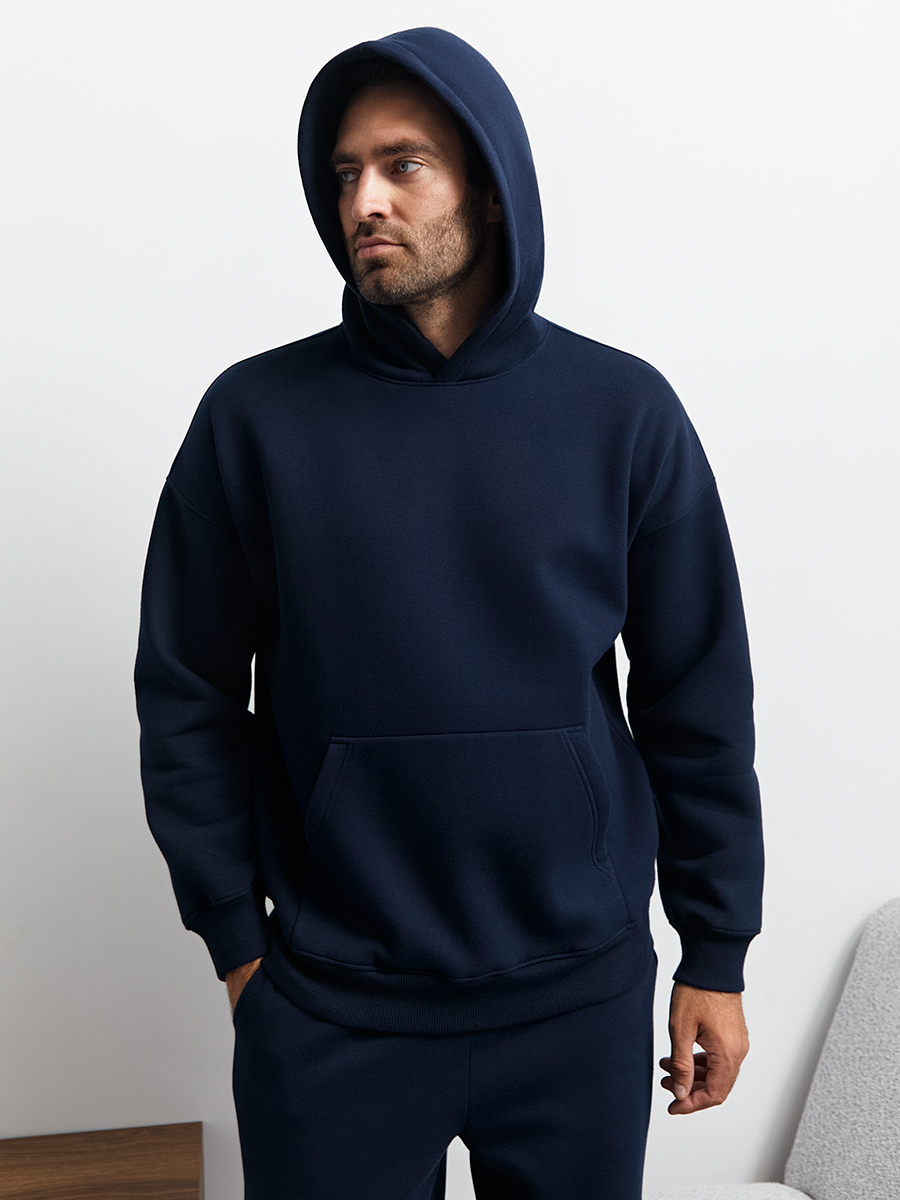 OmU 2045С Худи муж. OVERSIZE утепленное, CO+PE