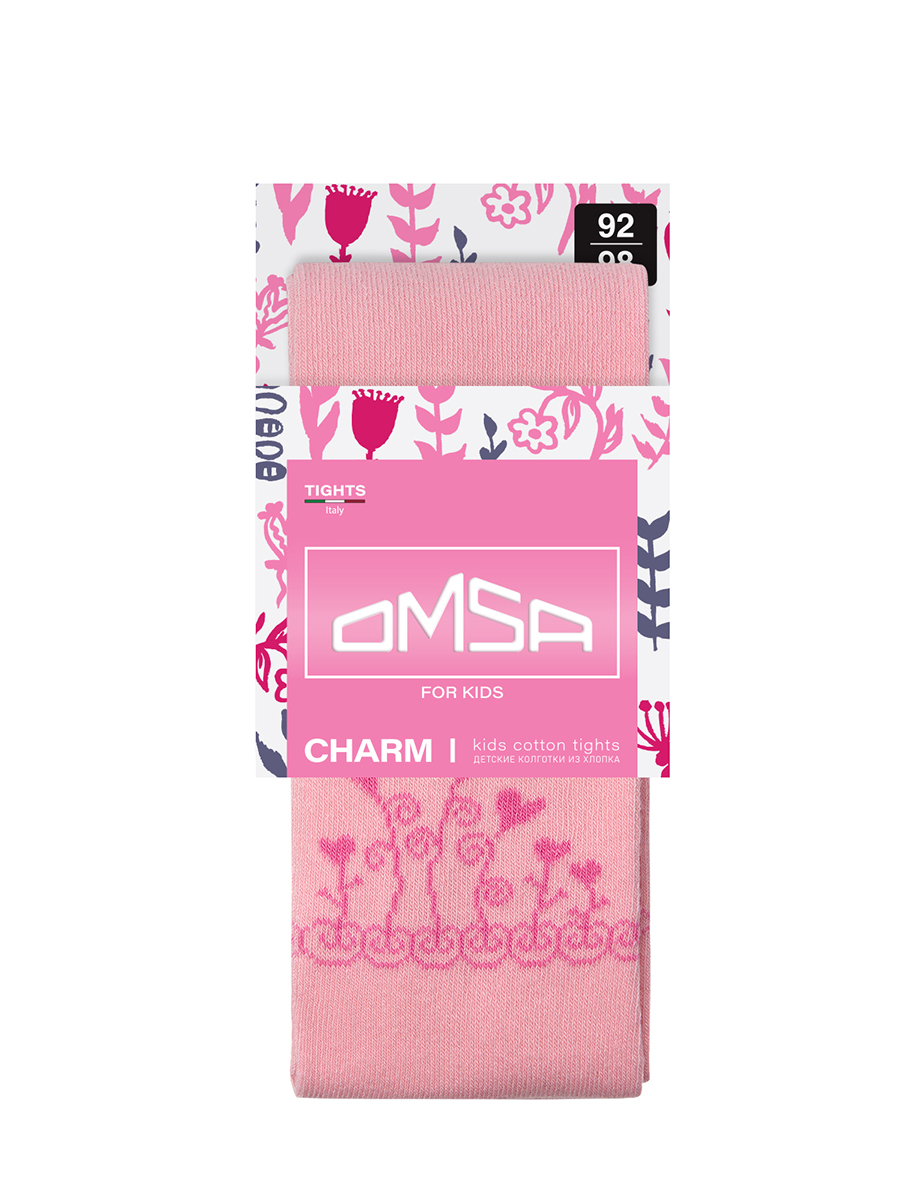 OMSA kids Collant 12Р21-1 с рисунком (бабочки)