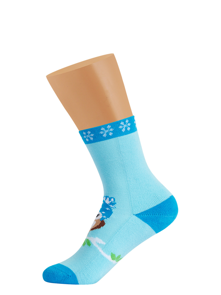 OMSA kids Calzino 21P64 плюш по стопе (совы)