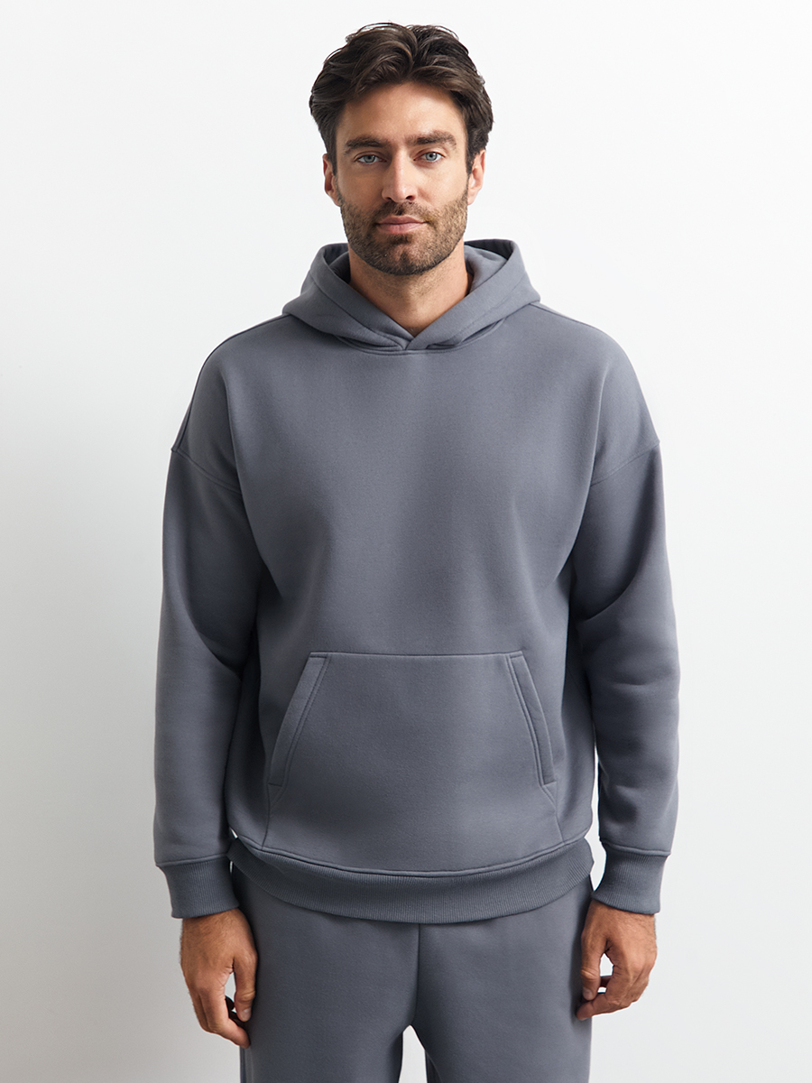 OmU 2045С Худи муж. OVERSIZE утепленное, CO+PE