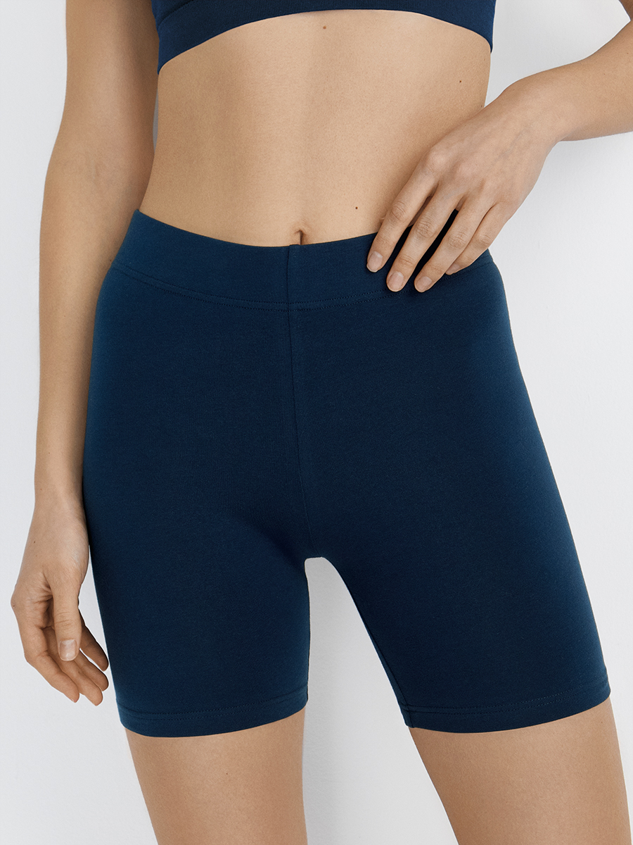 OmТ_D2711 Шорты облегающие женские, CO+EL