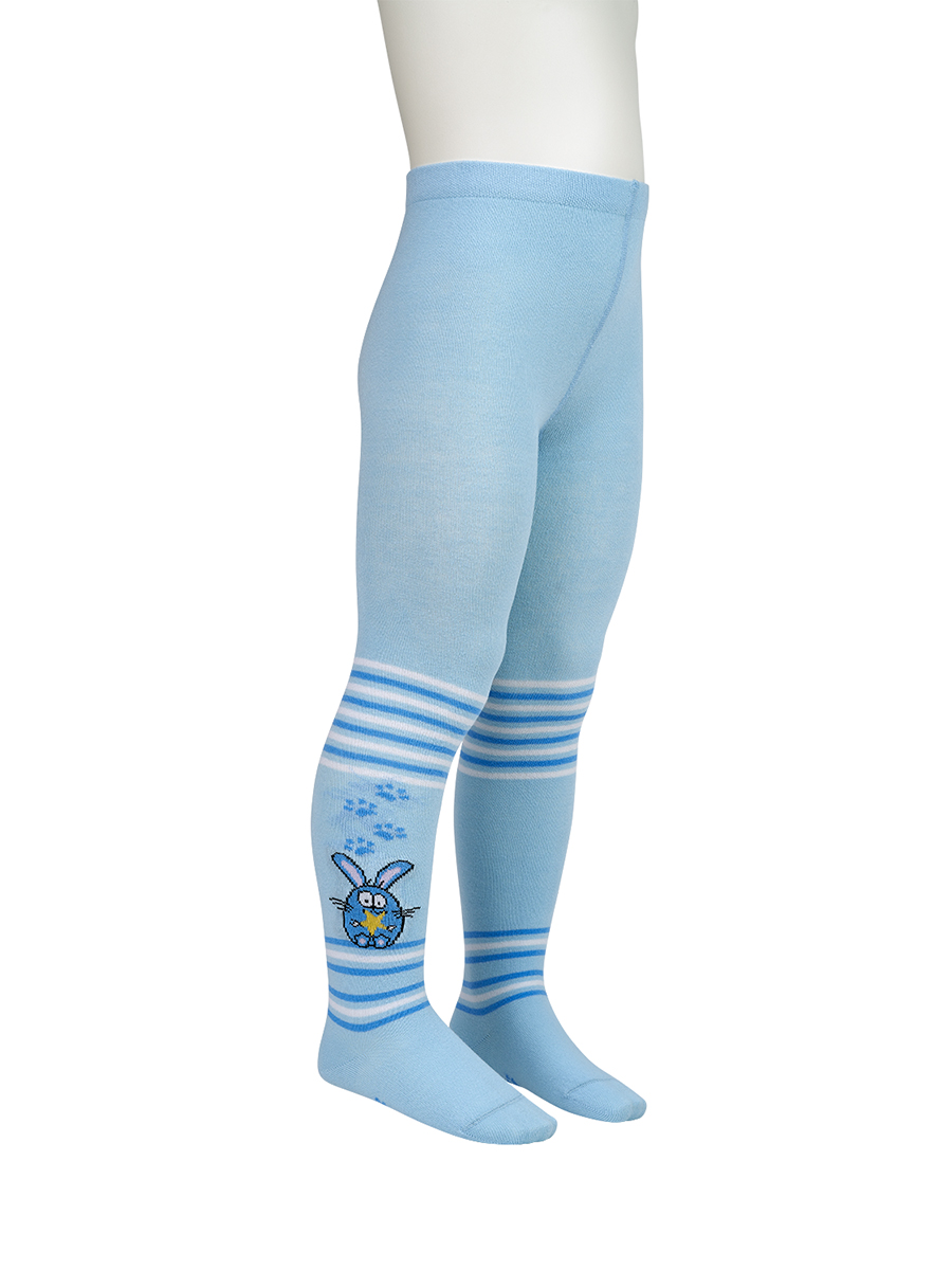 OMSA kids Collant 11P62-1 с рисунком (кот и зайчик)
