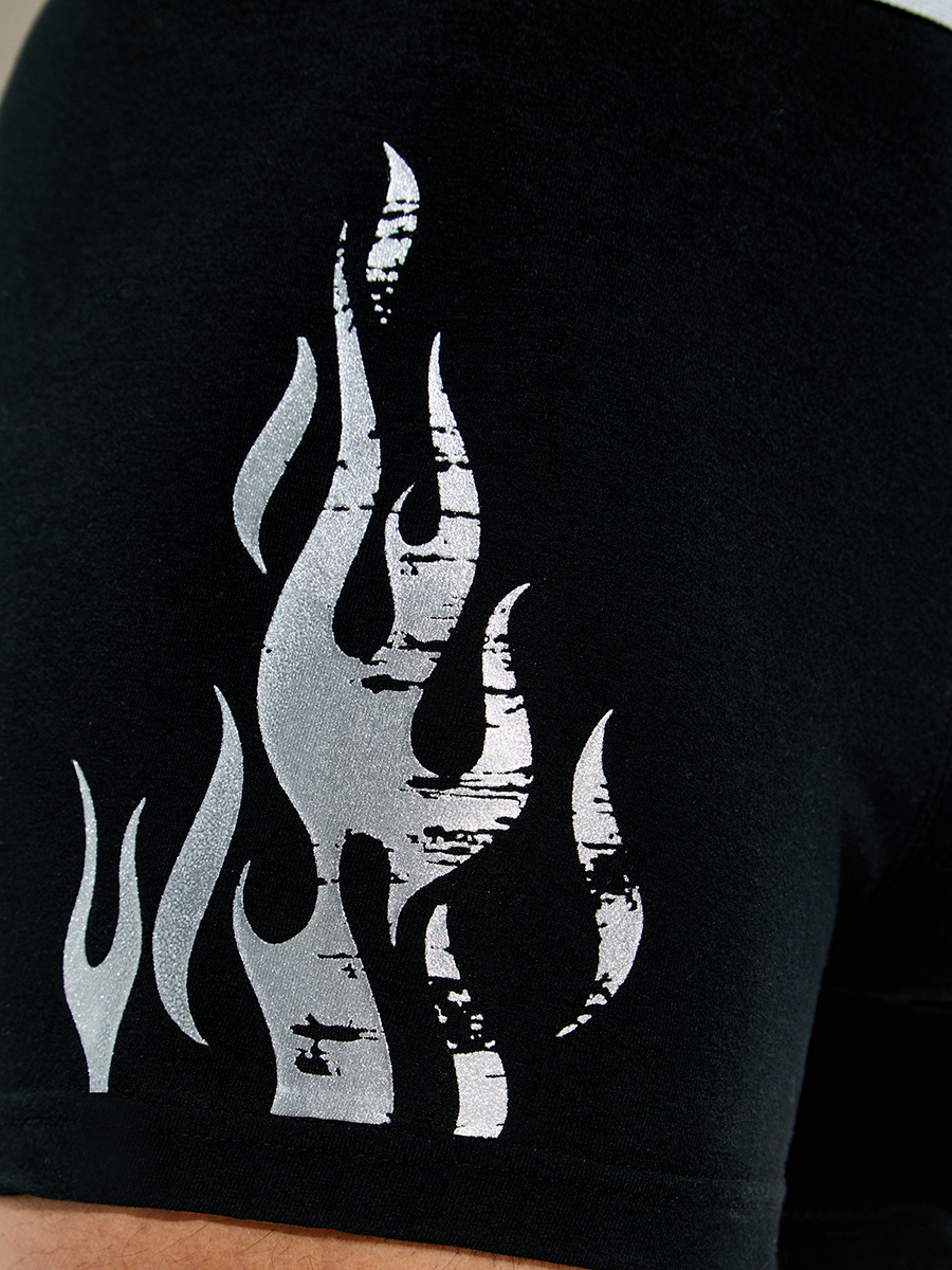 OmU 1234B Fiamma (пламя) Боксеры мужские с открытой резинкой, CO