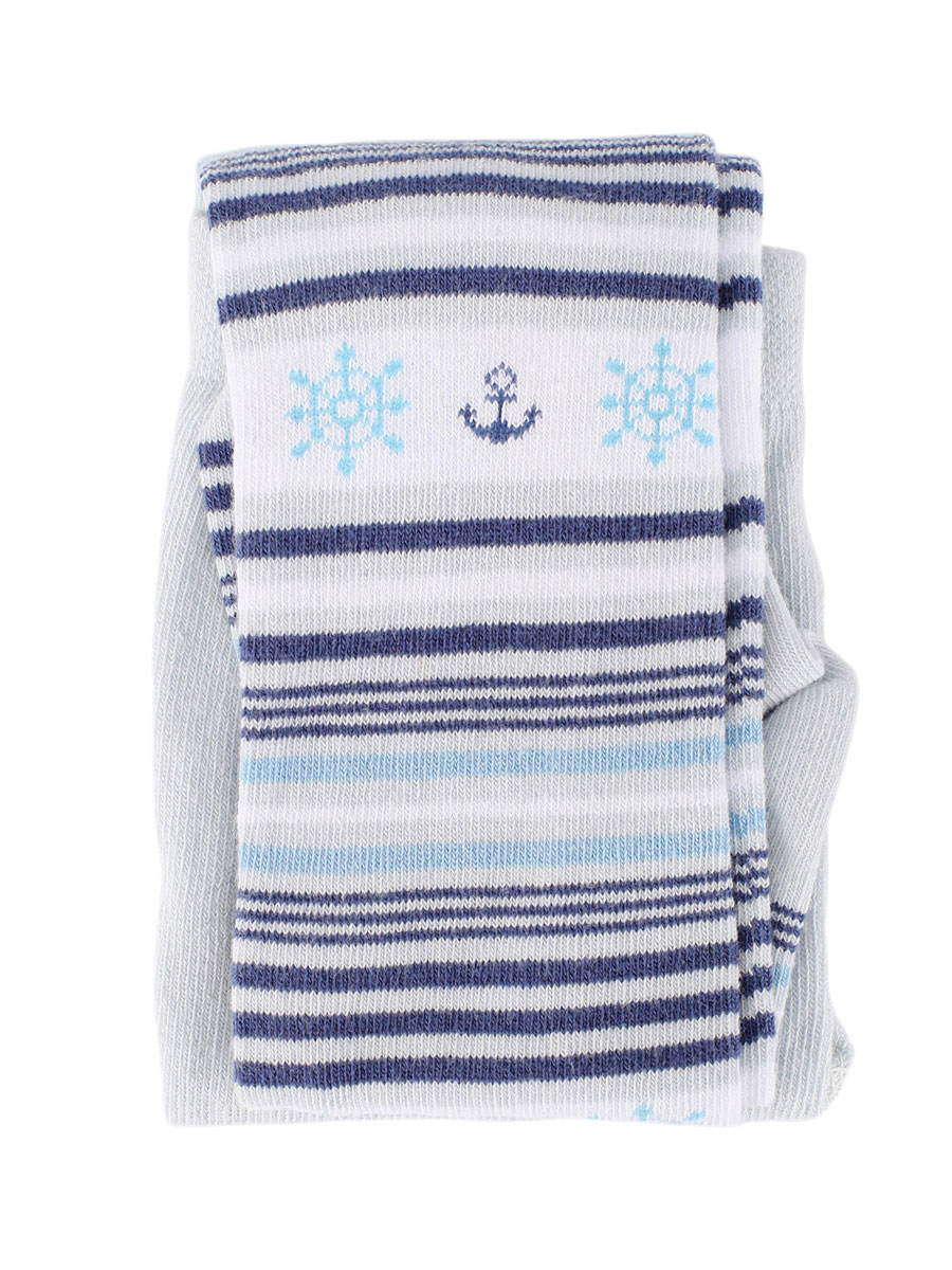 OMSA kids Collant 13P65-2 с рисунком (штурвал-полоски)