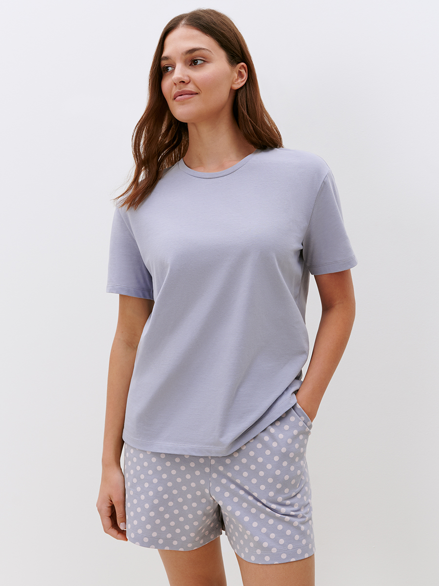 OmD 0235D BELLA Пижама жен. (Футболка+шорты), СО