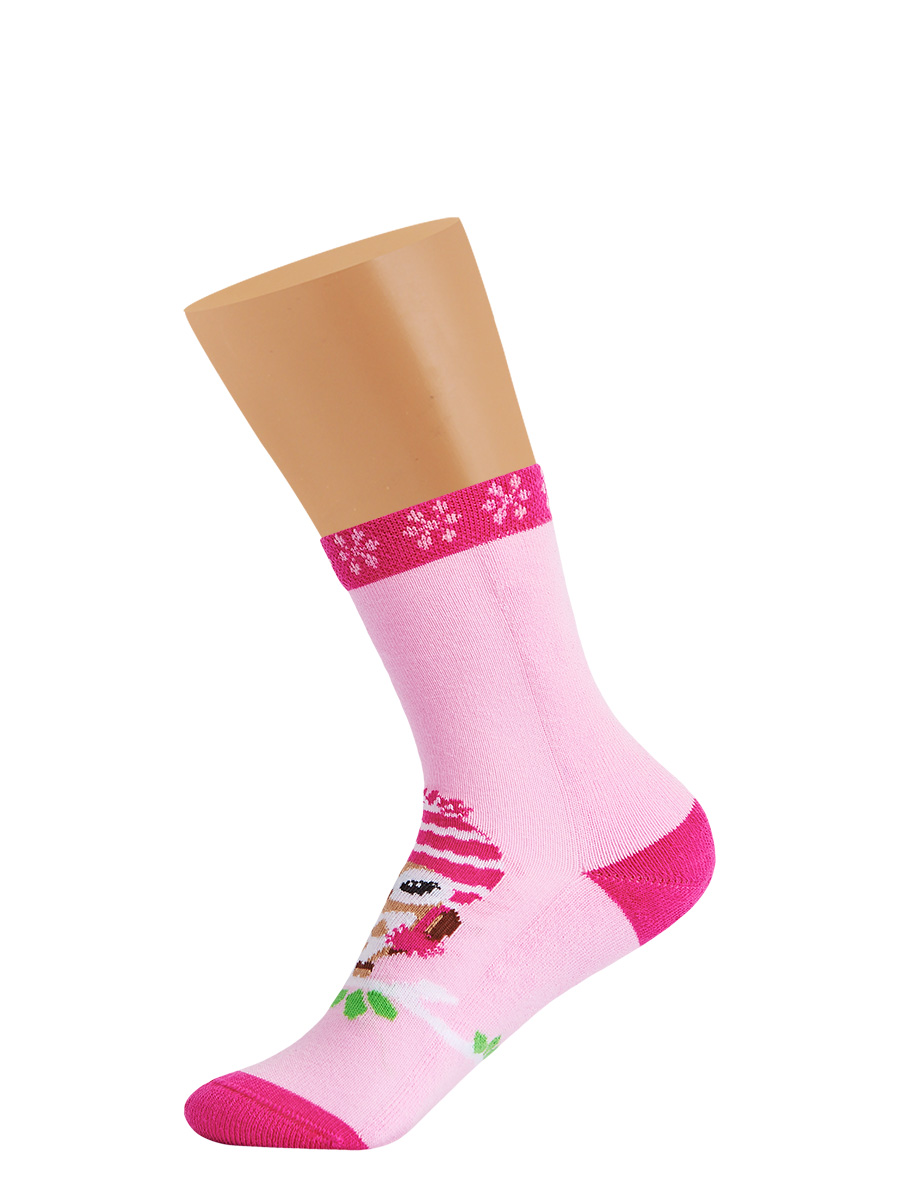 OMSA kids Calzino 21P64 плюш по стопе (совы)