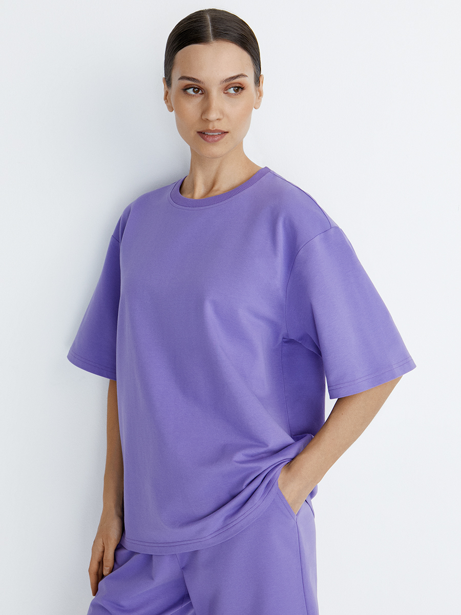 OmD 1453С Футболка женская OVERSIZE, CO+EL