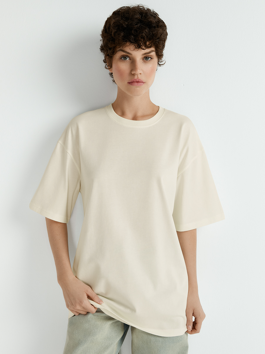 OmT_D1302 Футболка женская OVERSIZE, CO