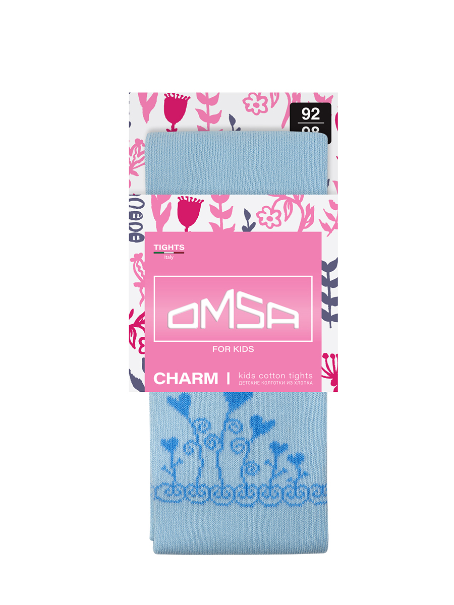 OMSA kids Collant 12Р21-2 с рисунком (бабочки)